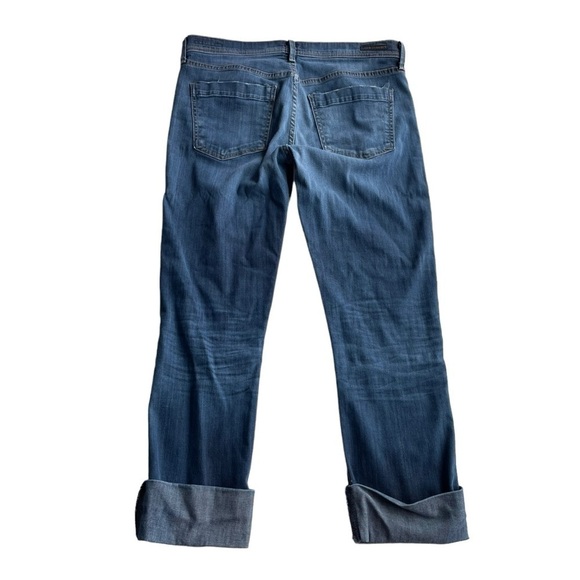 Citizens of Humanity Dani Cropped Straight Leg Jean Blue Size 30 cuffed denim - Picture 6 of 8